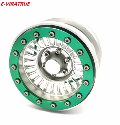 E-VIRATRUE 2.9''Aluminum Wheel For Axial SCX6 1/6 Silver (1pcs) - Picture 21 of 45