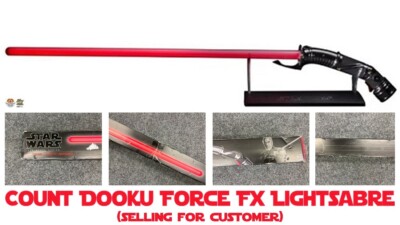 the black series count dooku force fx lightsaber