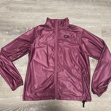 Vintage 80's NIKE Blue Tag Full-Zip Track Warm Up Jacket Size M Retro Pink Shiny