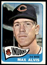 1965 Topps #185 Max Alvis Cleveland Indians Baseball B