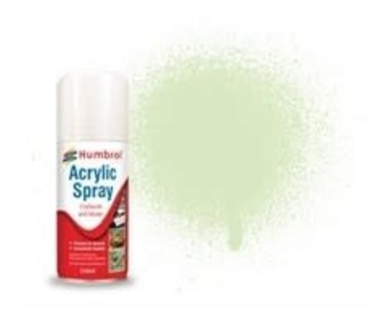 Humbrol Acrylic Spray Paint No.90 Beige Green Matt (150ml) AD6090 modellismo
