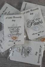 Bereavement Memorial Remembrance Small pocket hug cat/dog/horse/rabbit/duck
