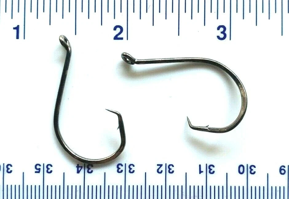 GERRY'S TACKLE 100 GT 2X Offset Circle Fish Fishing Hooks size 2/0 - 100 hooks 7384