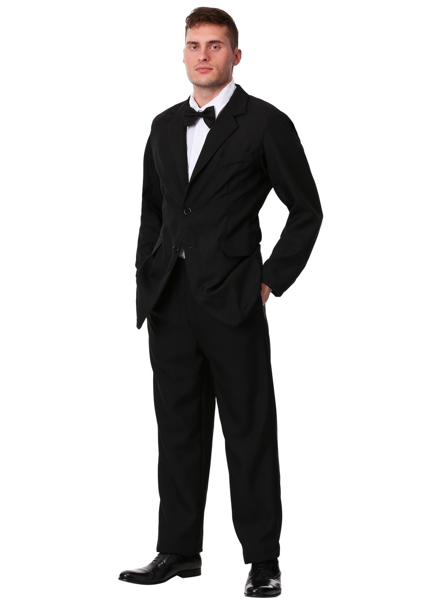 Mens Black Suit Costume | eBay