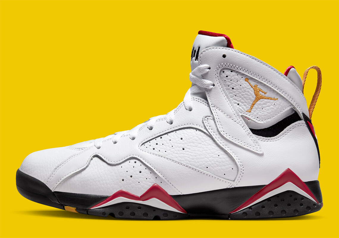 Мужские кроссовки Nike Air Jordan 7 в стиле ретро Cardinal, красный, белый, черный CU9307-106 sz 8