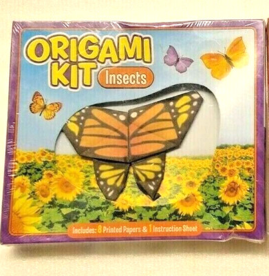Origami Insect Kit New Origami Insects Kit 8 Printed Papers & 1 Instruction Sheet | eBay