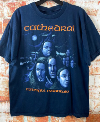 Midnight Mountain Cathedral Band Shirt Classic Black Unisex S-5XL LE414