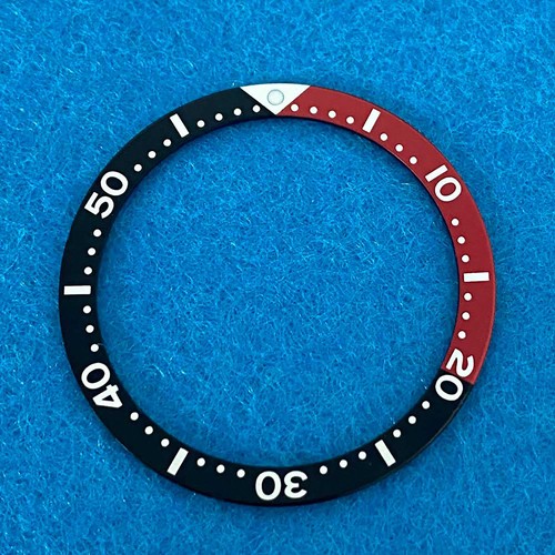 39 mm*32 mm anillo de inserto de bisel de reloj plano de aluminio para piezas de actualización de reloj para hombre - Imagen 5 de 27