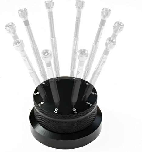 Professional Screwdriver Carousel Base (No Tools) by W&S for Holding 10-Piece Sc