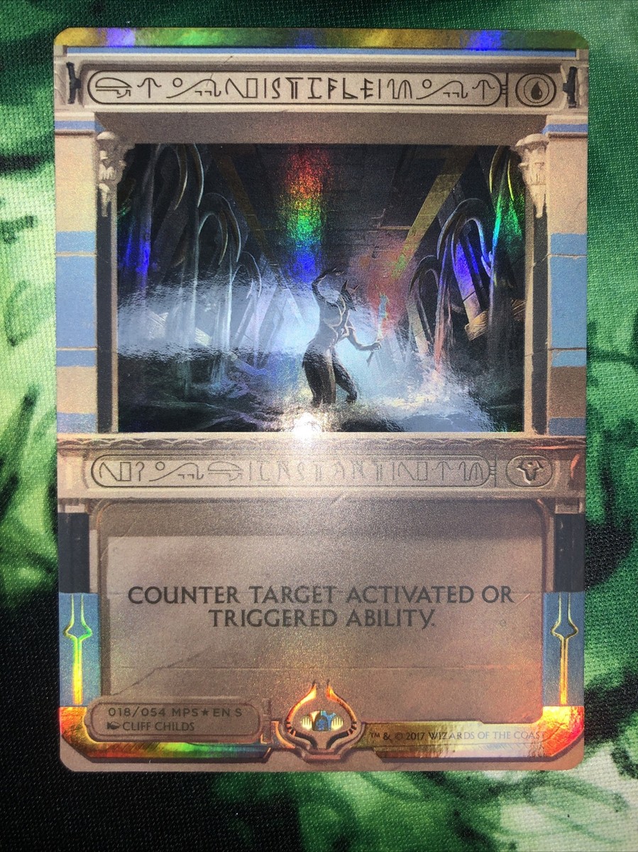Stifle *FOIL* [Amonkhet Invocations] Mtg Magic The Gathering