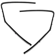 1964-1967 Corvette Window Channel Upper & Rear Pair - Coupe 282005 NEW