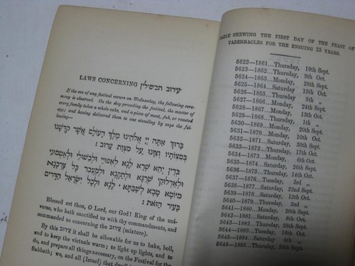 5 VOLS London FINE BINDINGS ! The Festival Prayers - De Sola Edition - Picture 6 of 11