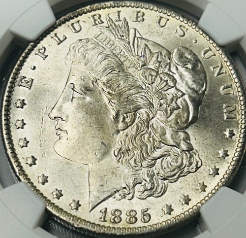 1885 O Morgan Silber Dollar NGC MS64