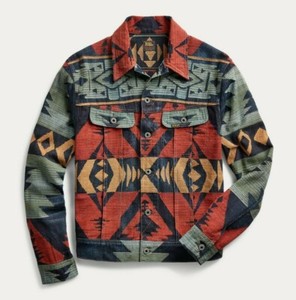 rrl indian blanket jacket