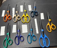 Lot of 9 Fiskars Various Designs Paper Edger Craft Scrapbook Scissors