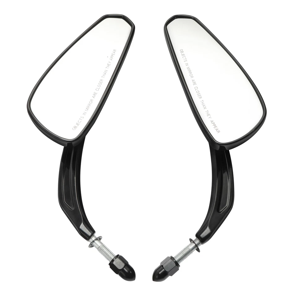 Espejos retrovisores laterales de 8 mm aptos para Harley Heritage Softail Classic FLSTC 88-16 Foto 4 de 4