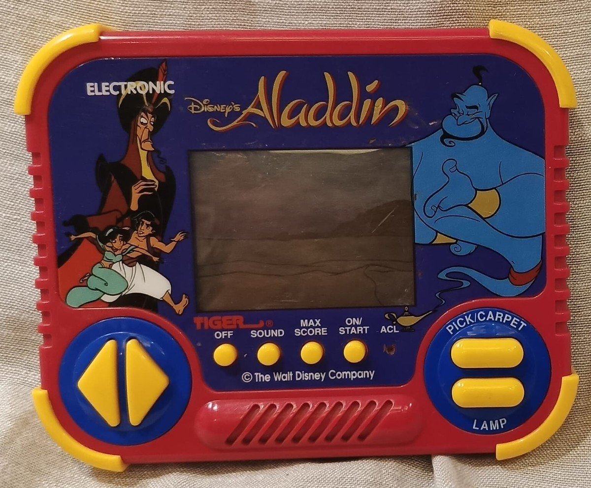 Disney ゲーム機 Vintage 1990 Tiger Electronic Disney's Aladdin Handheld Game