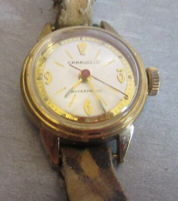 Vintage Bulova Caravelle Watch Red Pointer Second Hand  display picture 2