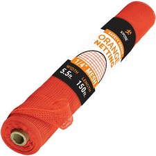 Construction Safety Debris Netting 5.5 Ft x 150 Ft Scaffold Net , 1/4 in Mesh