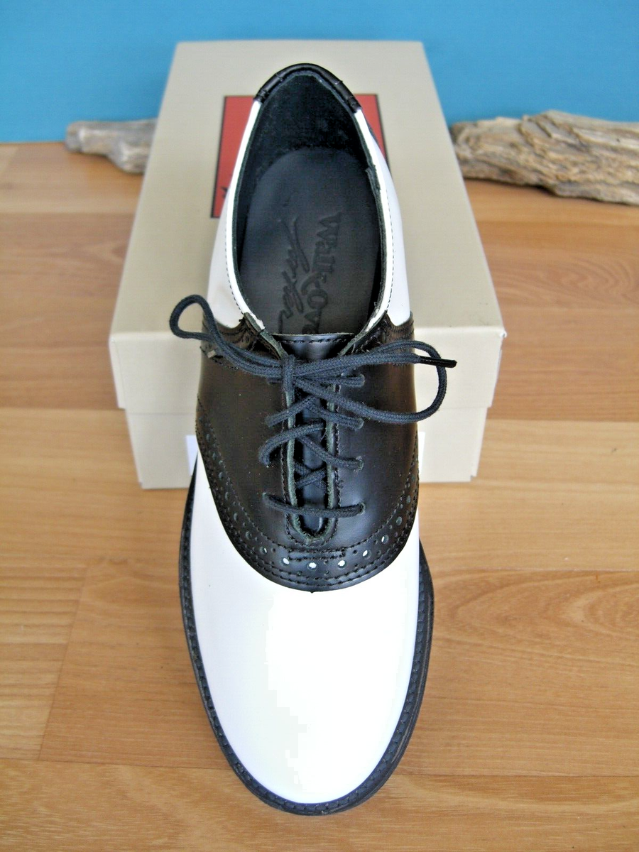 90s WALK OVER \"旧タグ\" saddle shoes Vintage 90s Airwalk Jogger Saddle Skate Sneakers Shoes Black White