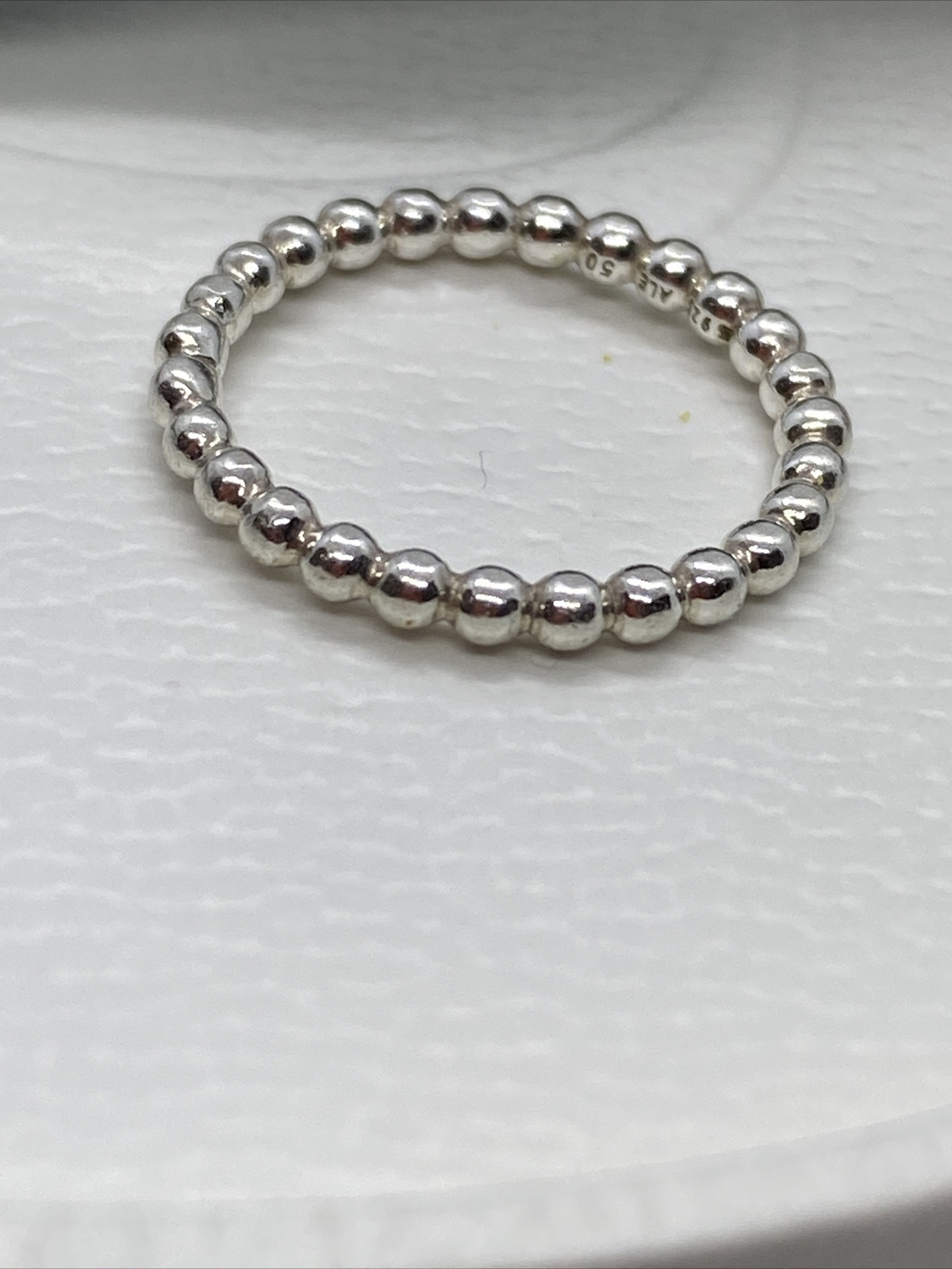 Pandora Small Bubble Stack Ring Size 50 Genuine 1… - image 4