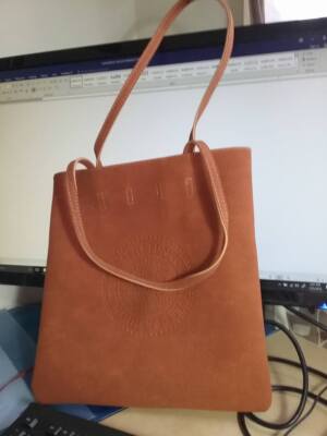 Prune Style Fun Love Street Fashion tote bag Brown. 