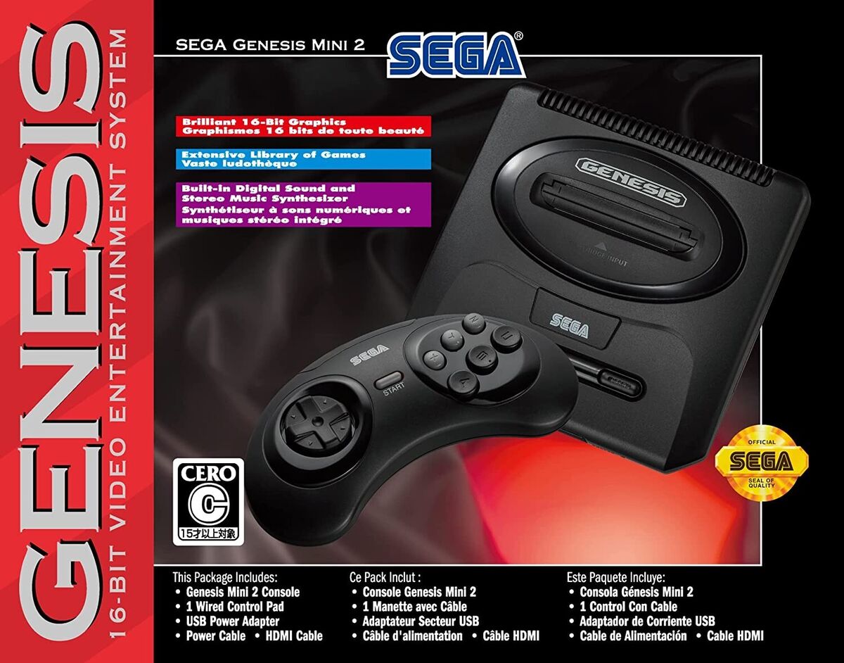 SEGA Genesis Mini 2 Mega Drive North American ver. 60 game SEGA Genesis Mini 2 Mega Drive North American ver. 60 game