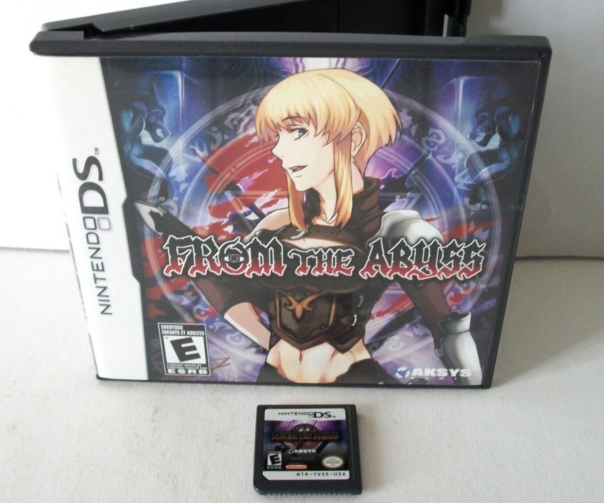 From the Abyss Nintendo DS Game Case Authentic Cartridge