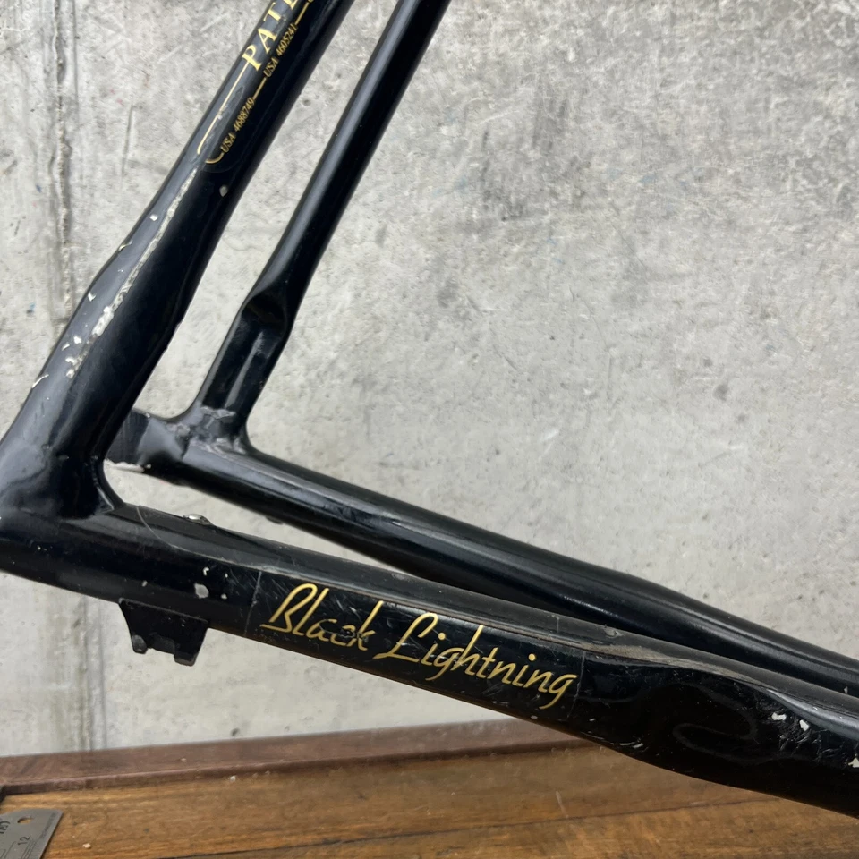 Juego de Marco Vintage Cannondale Black Lightning 60 cm USA Serie 3.0 700c 126 Alto Foto 2 de 4