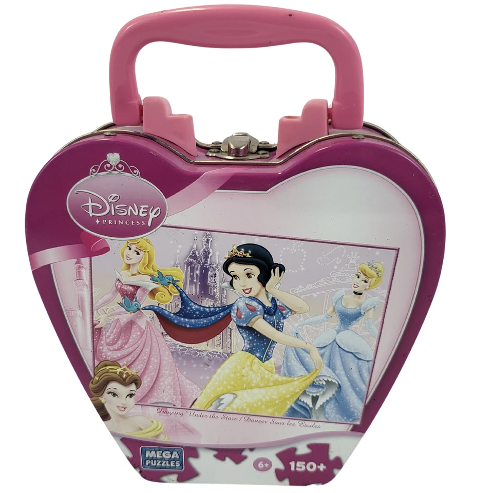 迪士尼公主心形锡 150 件拼图 Mega Puzzles 出品 — 第 4/4 张图片