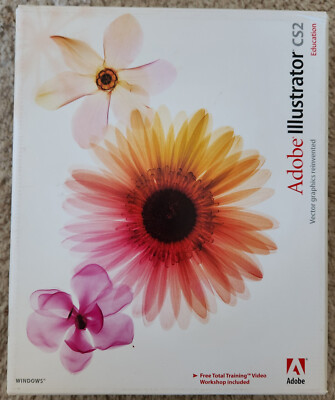 Adobe Illustrator CS2 Education Windows/Has serial number included/2005