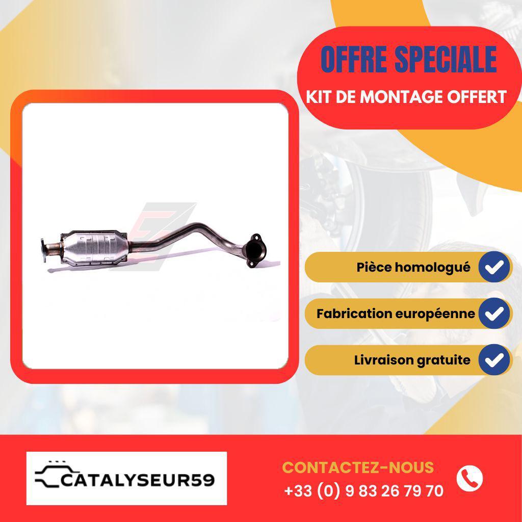 Catalyseur Ford Orion 1.6i résout le refus au contrôle technique pour pollution moteur ZH16