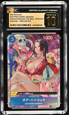 CGC 10 PRISTINE Japanese One Piece 2024 Boa Hancock ST03-013 THE