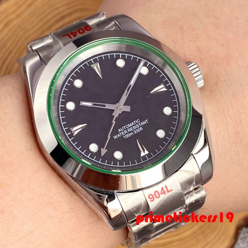 Reloj mecánico automático de acero Bliger NH35 para hombre zafiro luminoso 36 mm/39 mm - Imagen 32 de 32