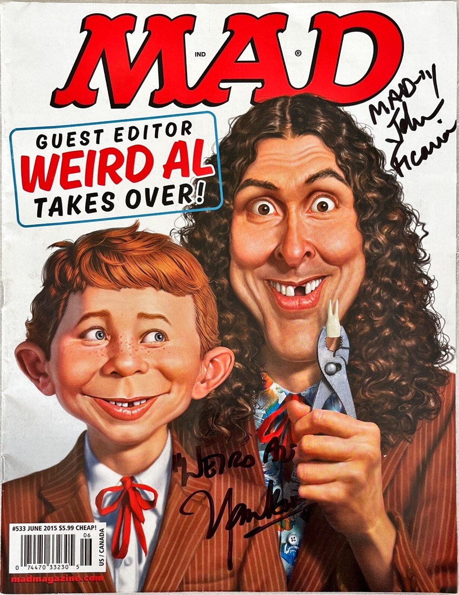 SIGNED!* MAD Magazine No. 533 Guest Editor Weird Al Takes Over! | eBay
