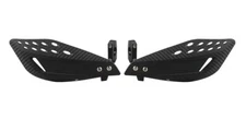 MOTOCROSS MOTORCYCLE BLACK CARBON LOOK HANDGUARDS UNIVERSAL NEW
