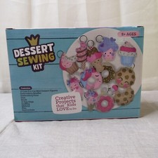 12-Piece Mini Treats Sewing Kit for Kids Ages 8-12 DIY Felt Pillow Plush Craft
