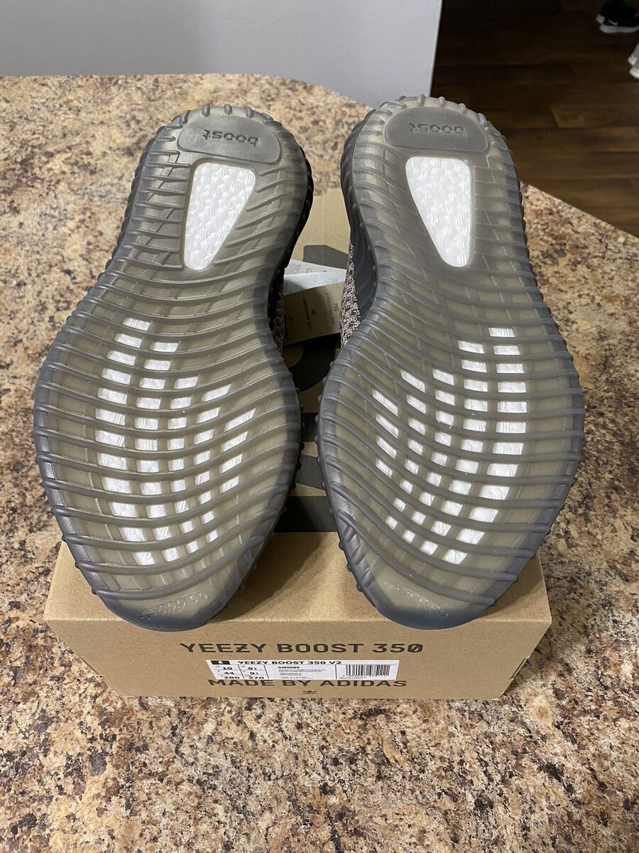 Adidas Yeezy Boost 350 V2 Ash Stone Grey Orange - Size 10 Adidas Yeezy Boost 350 V2 Ash Stone Grey Orange - Size 10