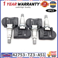 4x TPMS Tire Pressure Sensor Fit For Honda Acura ILX MDX 315MHz 42753-TZ3-A51