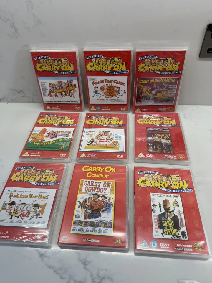 The Classic Carry On Film Collection Movies DeAgostini, Screaming Girls Abroad - Image 2 of 4