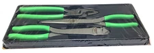 NEW Snap-on™ 3pc HeavyDuty Pliers Set includes PL330ACF Green Vinyl Grip SEALed