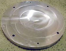 1 Aluminum Disc, 1 1/4" thick x 16 11/16" dia., Mic-6 Cast Tooling Plate, Disk 