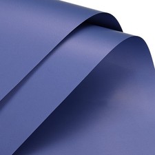 20Pack Pearlescent Film Flower Wrapping Paper 22.8x22.8 Inch Dark Blue