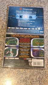 NFL Blitz 2001 (Sega Dreamcast, 2000) Web Browser 2.0 Case Only No Games (H6)