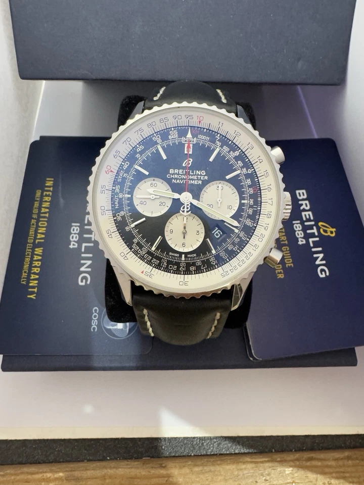 Breitling Navitimer 01 Chronograph 46 Manufakturkaliber B01 FullSet Top! - Bild 2 von 4