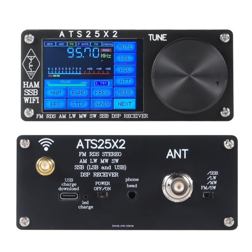 ATS25X2 Radio Receiver FM RDS AM LW MW SW SSB DSP Receiver With WIFI Antenna - Afbeelding 12 van 14
