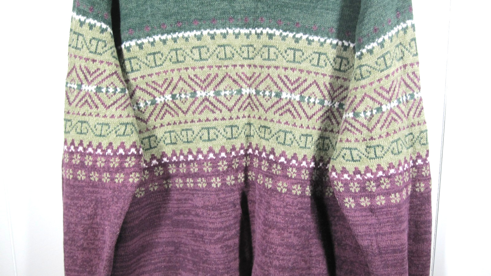 Classic Elements Sweater Women's L Pullover Green… - image 4