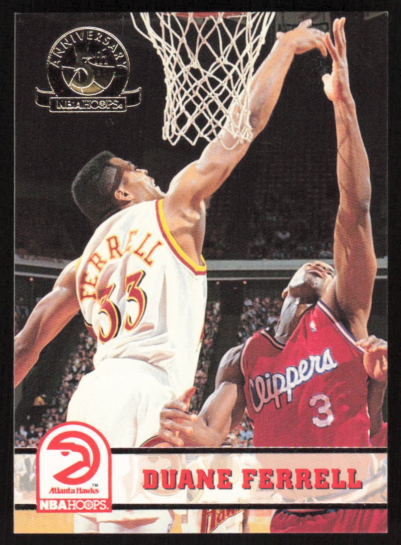 1993-94 Hoops Fifth Anniversary Gold Duane Ferrell #3 Atlanta Hawks
