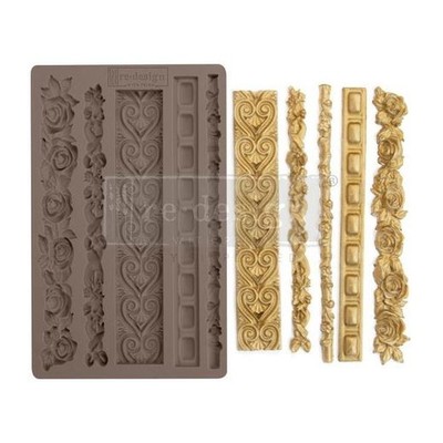 Prima re·design 5'' x 8'' Silikonform - elegante Bordüren