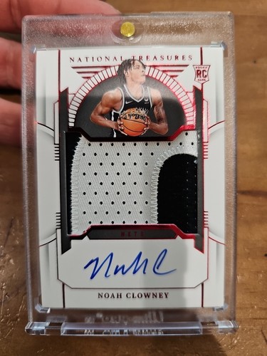 Noah Clowney [Rookie Patch Autograph] #115 2023 Panini National Treasures card